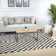 Freud Organic Checkered Area Rug