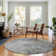 Premium Machine Washable Prisco Pewter Rug