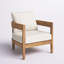 Chaise de patio avec coussins Lorene-1965731932