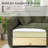 Gus 102.4"W/ 70.8"W Modular 7 Seaters Corduroy Sectional, include 3 Ottomans-2123406490