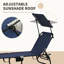 Méridiennes pliantes Outsunny-1874856132