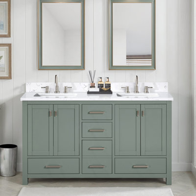 Souther 60" Double Bathroom Vanity with Top