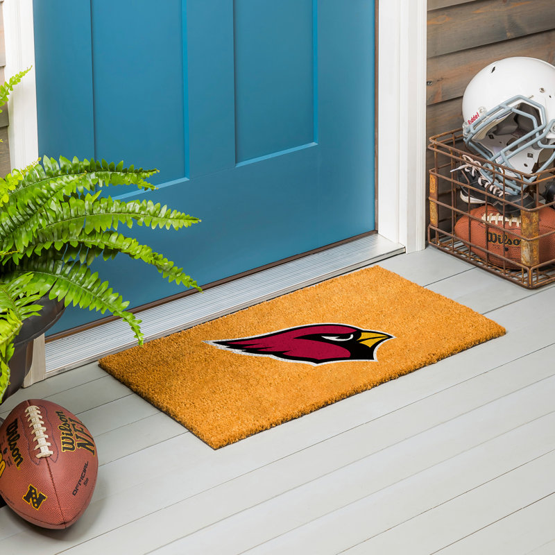 Jeremias NFL Coir Team Logo Outdoor Doormat, Arizona Cardinals