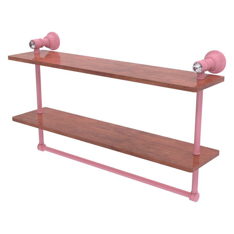Étagère de meuble-lavabo double Carolina, Rose