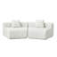 Chenille Curved Modular Sectional Sofa with Pillows-133015624-133015627