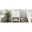 Armoire de rangement de salle de bain moderne 24 po avec lavabo 24 tiroirs blanc et or pour plus de commodité