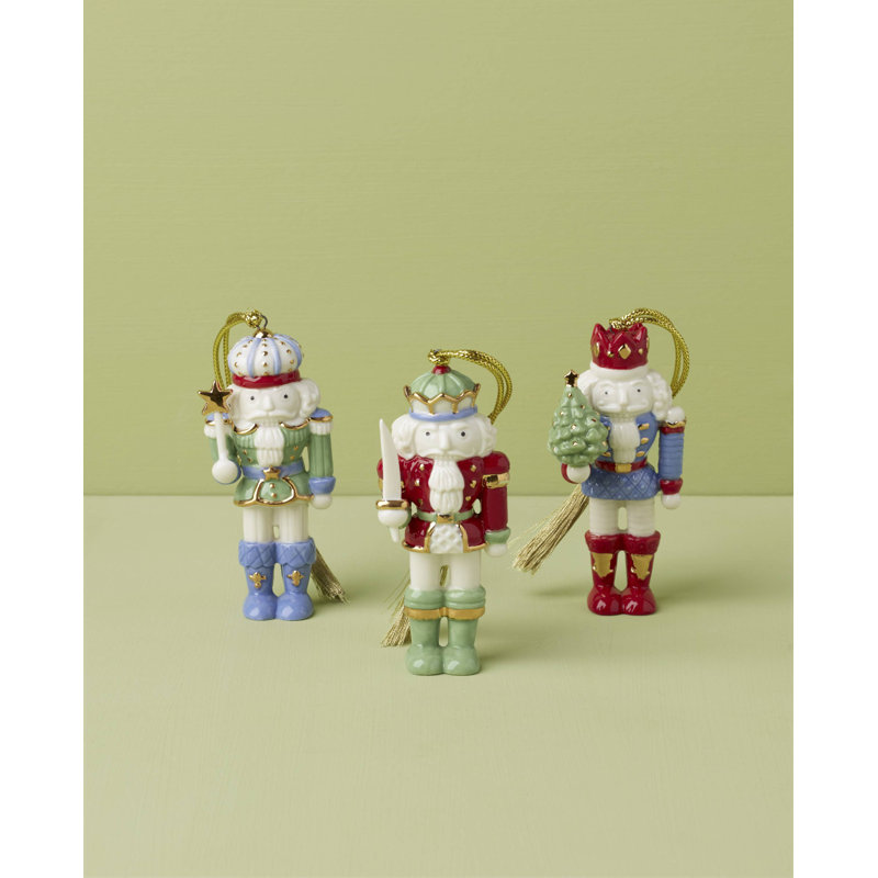 Nutcracker 3-Piece Ornament Set