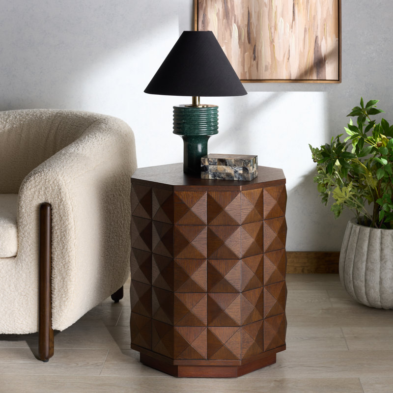 Table d'appoint Iriye, Noyer