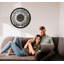 Rhinestone Round Wood Wall Clock-456632301