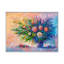 Bouquet moderne de fleurs de marguerite - œuvre d'art traditionnelle sur toile-1637262314-1637262332