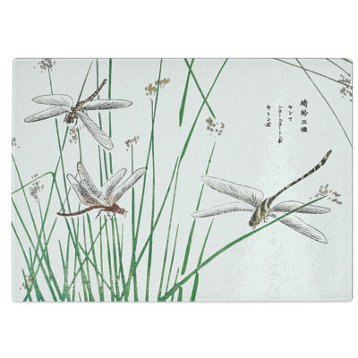 Glass Dragonflies by Morimoto Toko Chopping Board