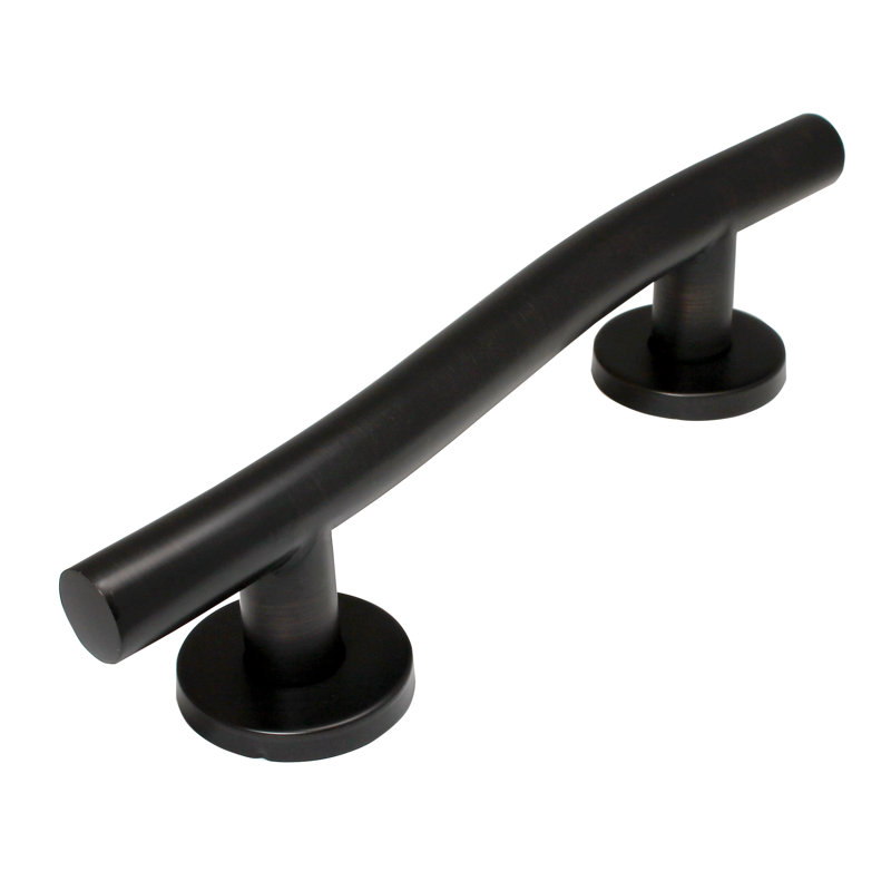 Barre d'appui Wave Designer, H 3,5 po x l 16 po x P 1,25 po, Bronze huilé