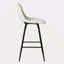 Tabourets de comptoir, ensemble de 2 tabourets de bar avec dossier et repose-pieds, tabourets de bar modernes de hauteur comptoir en métal pour le bar de cuisine à domicile, chaises de tabouret sans accoudoirs