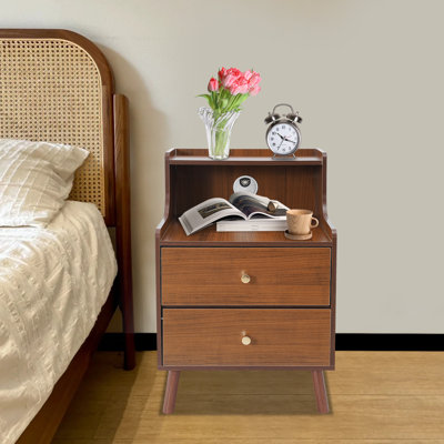 2 - Drawer Nightstand End Table