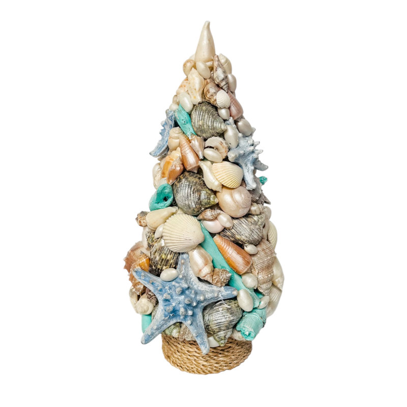 Coastal Shell Tabletop Tree
