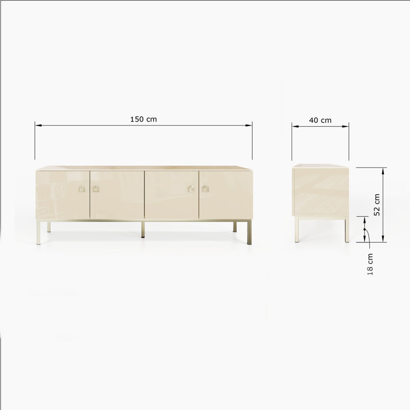 LYRA TV CABINET, White
