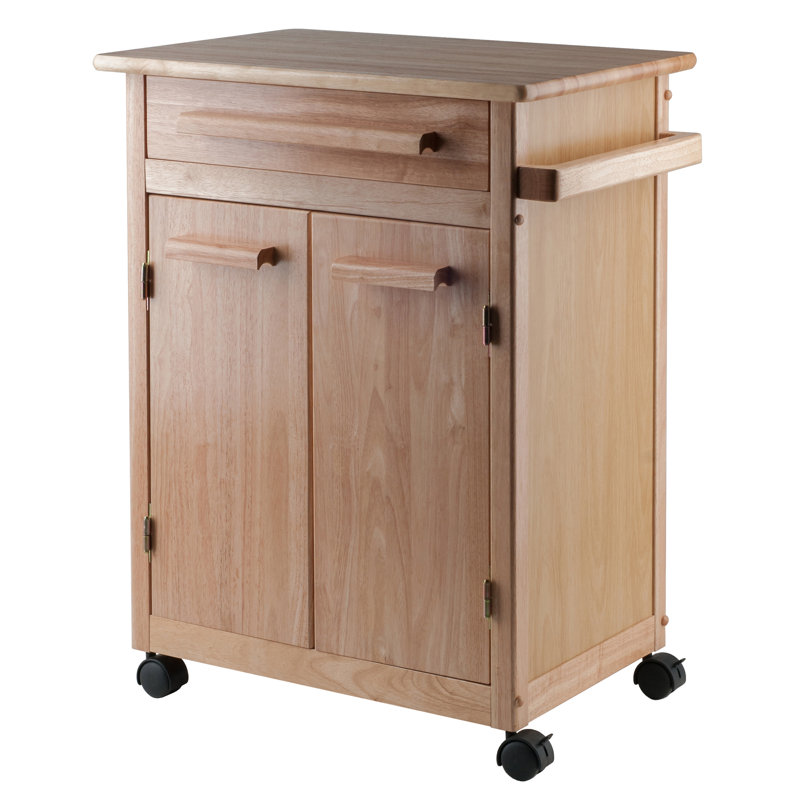 Baca Solid Wood Kitchen Cart - Thumbnail 2