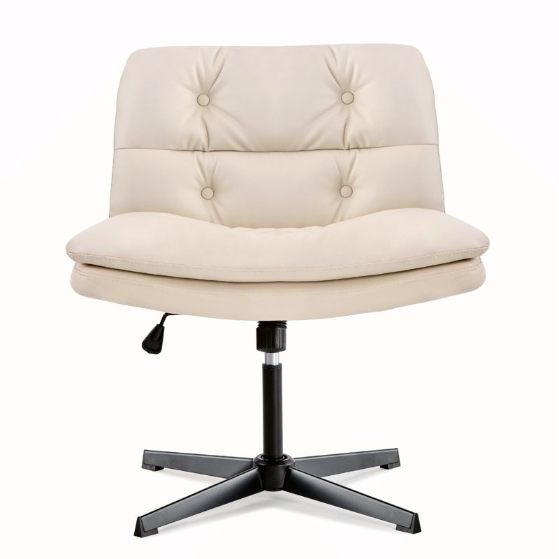 Fauteuil de bureau de grande taille sans accoudoirs sans roulettes
