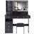 41" Vanity Table With LED Mirror And Storage For Large Space-1328815000