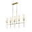 Hayse 5 - Light Dimmable Linear Chandelier-940876985