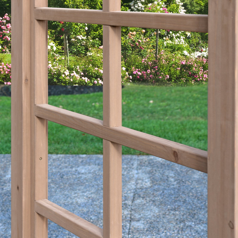 Yardistry Cedar Backyard Arbour