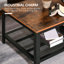 Four Leg Coffee Table with Storage