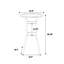 3Pcs Outdoor Bar Set-14706946