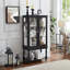 Armoire d'entrée, vitrine d'exposition, vitrine lumineuse avec espace de rangement ouvert (ampoule E26 non incluse)-254070437