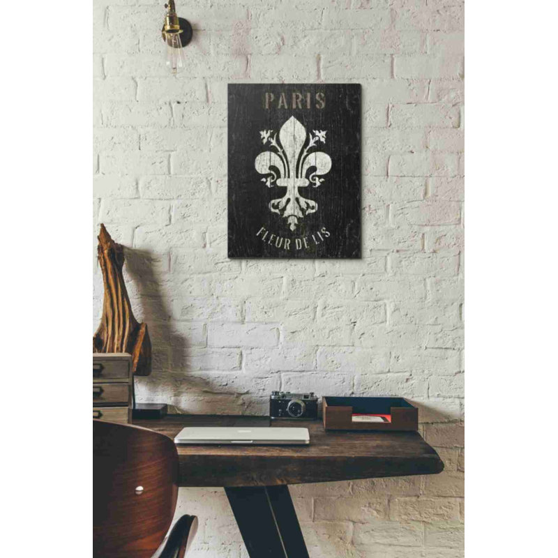 «Refurbished Fleur-de-lis» par Wild Apple Portfolio, art mural sur toile, H 16 po x l 12 po x P 0,75 po