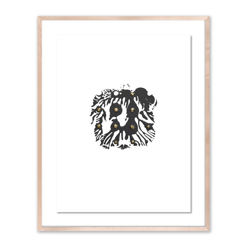 Gray Golden Imprint Print by Anne Mersmann, Natural, 40" H x 32" W x 2.5" D