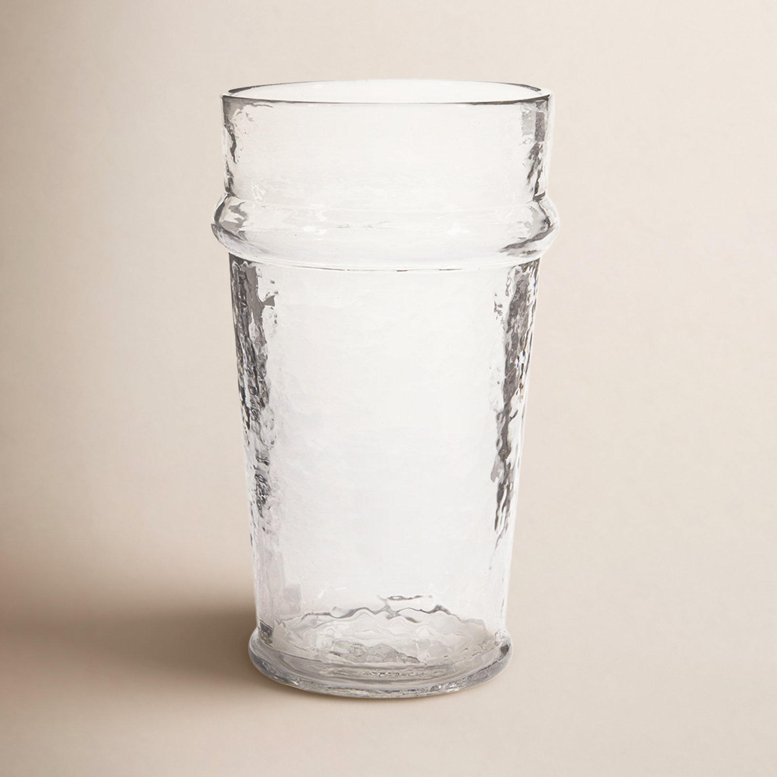 Jared Ribbed Drinking Glass
