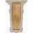 Endurathane Holmdel Smooth Scroll Corbel, 6 5/8"W x 5 1/4"D x 10"H, Factory Primed