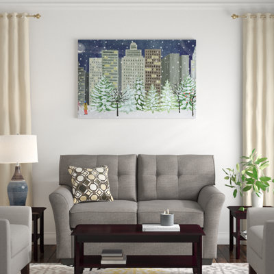Christmas In The City Collection D by Grace Popp - Wrapped Canvas Painting