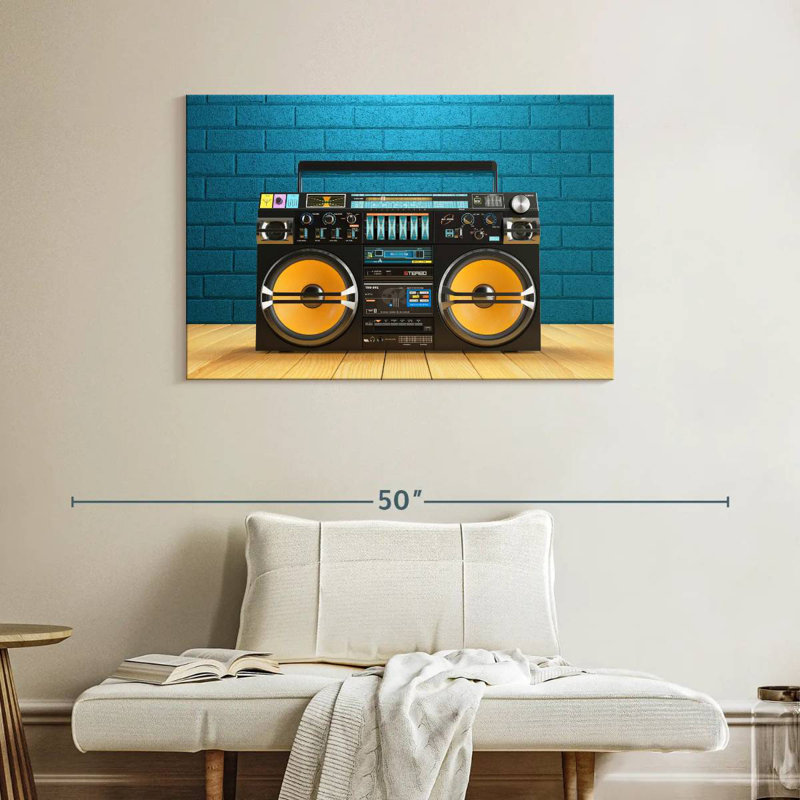 Abarca Boombox Player, 26" H x 39" W