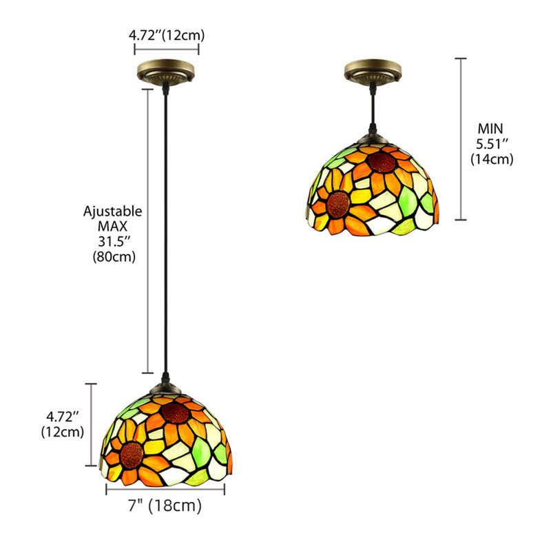 Stalder 1 - Light Bronze Pendant