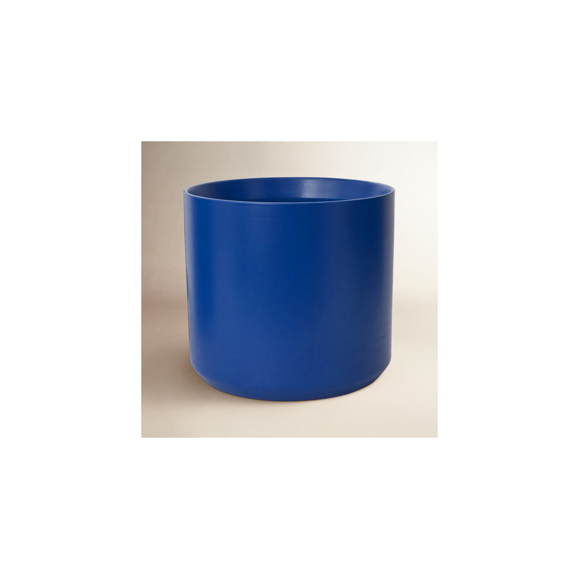Parsons Handmade Ceramic Pot Planter, 10" H x 10.75" W x 10.75" D, Blue