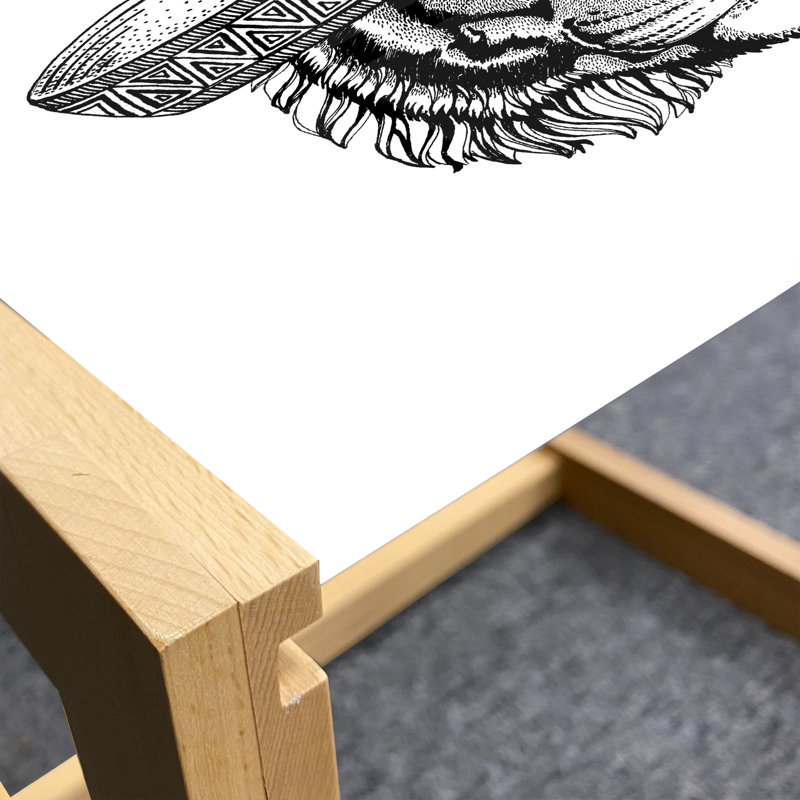Jacquilla Sled Coffee Table, 90cm H x 62cm W x 40cm D