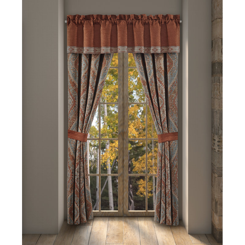 Paire de panneaux de fenêtre Jackson Lodge, L 50 po x L 95 po