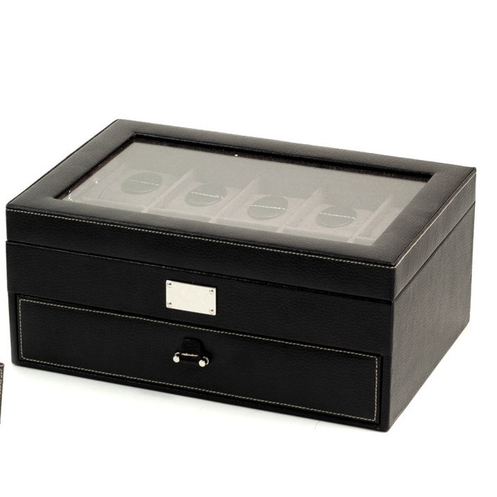 Leather Watch Box + Drawers Orren Ellis