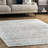 Askel Floral & Paisley Area Rug for Living Room Bedroom Dining Room Kitchen, Aqua/Ivory-1494663271