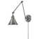 Arti 7.75-in Swing Arm Extendable Single Light Plug-In Sconce with On/Off Switch