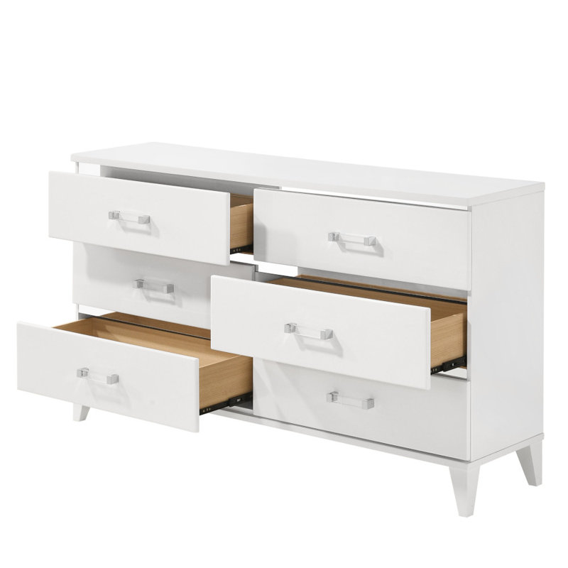 Commode à six tiroirs