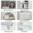 Arched Standard Storage Bookcase-1308601662