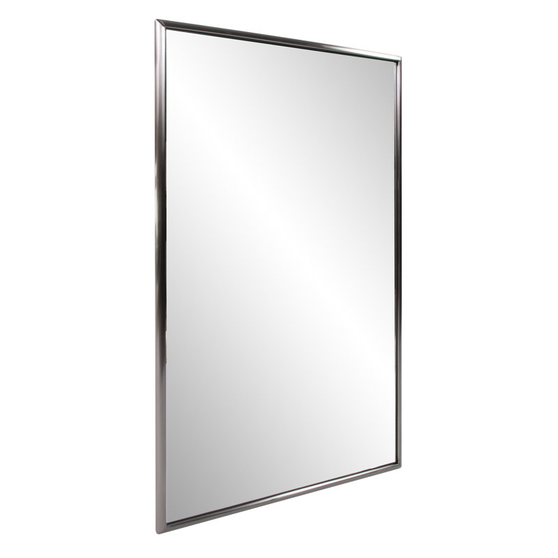 Miroir de salle de bain Marshall, Titane