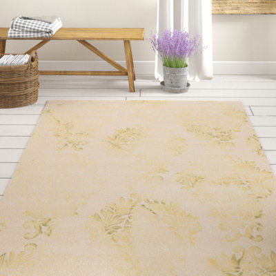 Oakton Hand-Tufted Wool Green/Ivory Area Rug