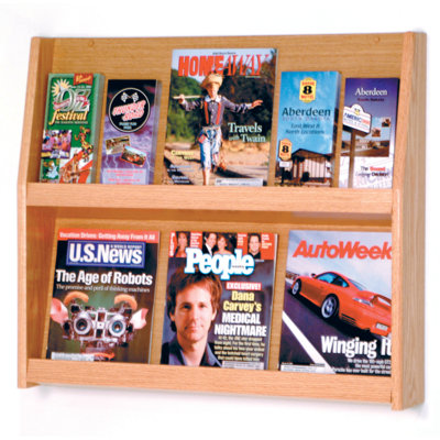 Présentoir mural 6 magazines / 12
