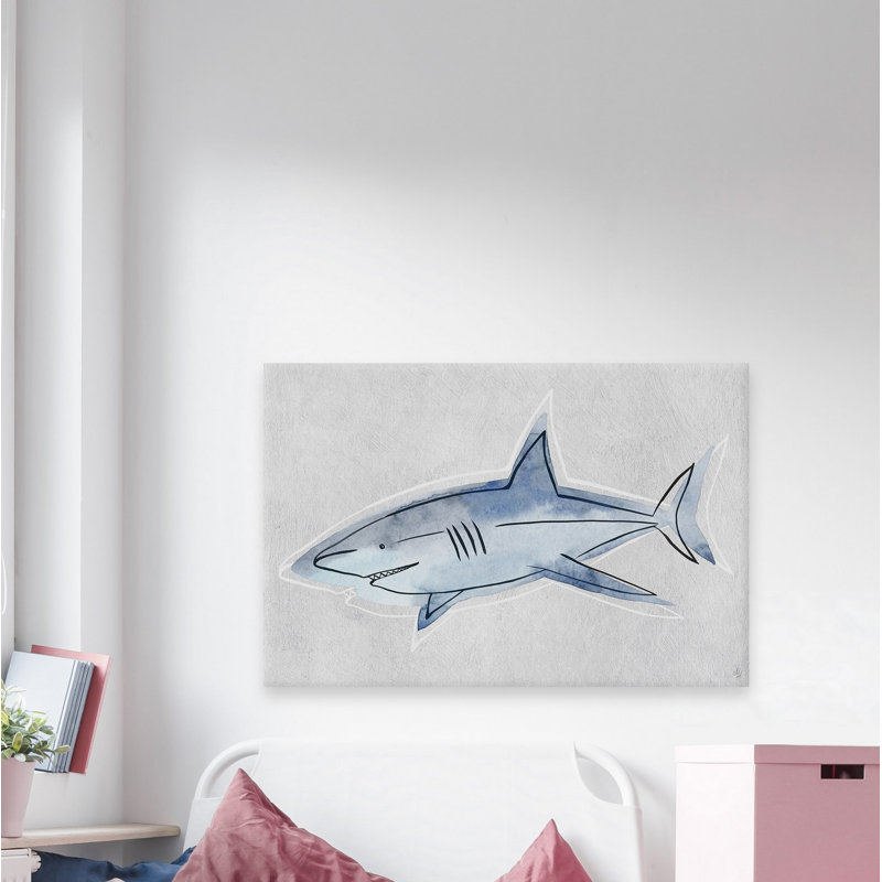Cheatham «The Great Shark», reproduction sur toile tendue, H 16 po x l 24 po x P 1,5 po