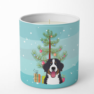 Jar Candle with Ceramic Holder
