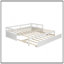 Lit de jour extensible avec couchette, lit de jour en bois pour une utilisation compacte et polyvalente dans n'importe quelle maison-805255164
