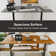 Wasat Height Adjustable Computer Standing Desk with Keyboard Tray For Home Office